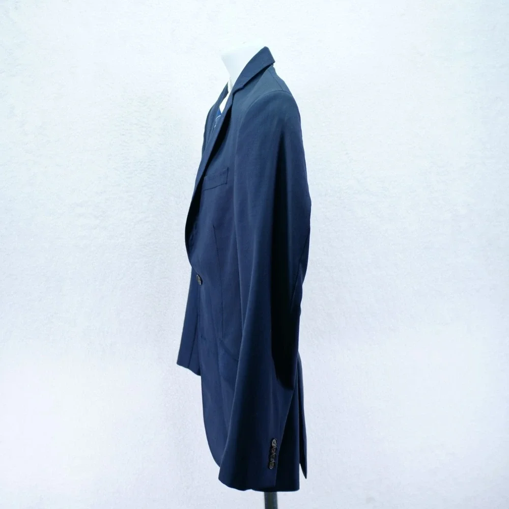 DAMAGED Ted Baker London Endurance Blue Wool‎ Jones Ct Blazer 36S Tagged 36R